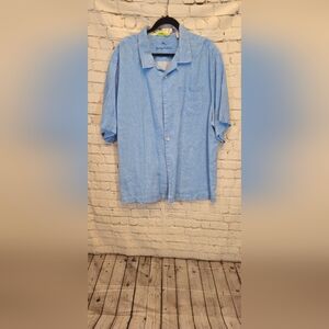 Tommy Bahama Sky Blue Casual Button Down Shirt